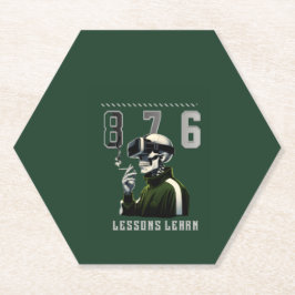 Posavasos De Papel Home/Kitchen 876 LESSONS LEARN Paper Coaster