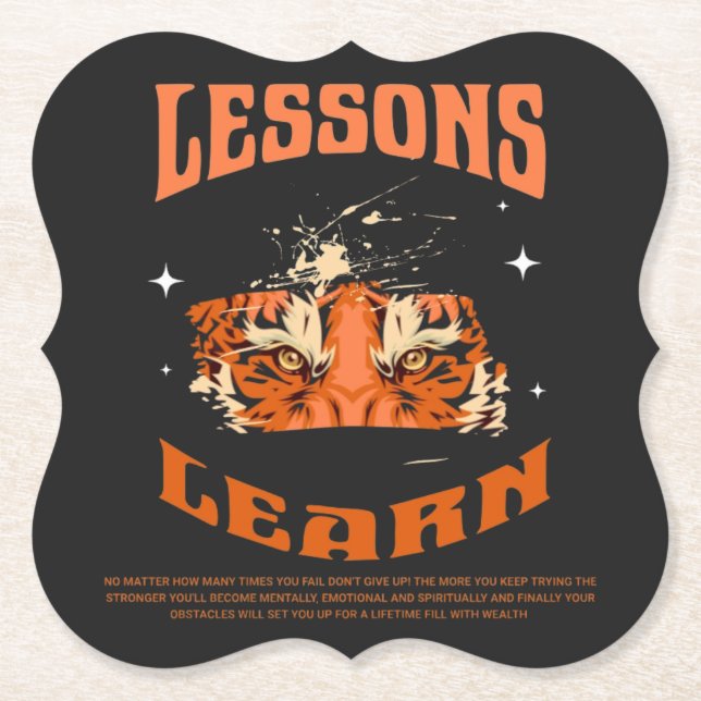 Posavasos De Papel Home/Kitchen Resilient Gorilla Paper Coaster (Anverso)