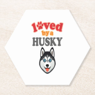 Posavasos De Papel Husky Dog Lover