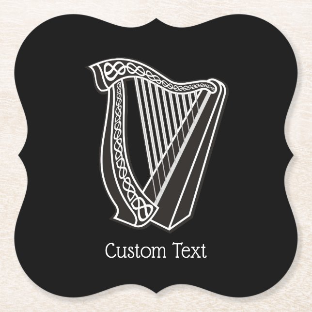 Posavasos De Papel Icono de Harp (Anverso)