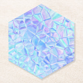 Posavasos De Papel icy iridescence :
