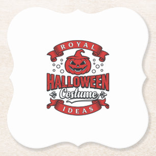 Posavasos De Papel Ideas de disfraces vintage de Halloween Vector Dis
