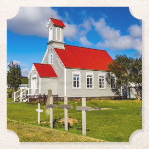 Posavasos De Papel Iglesia islandesa