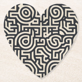 Posavasos De Papel Ilusión óptica