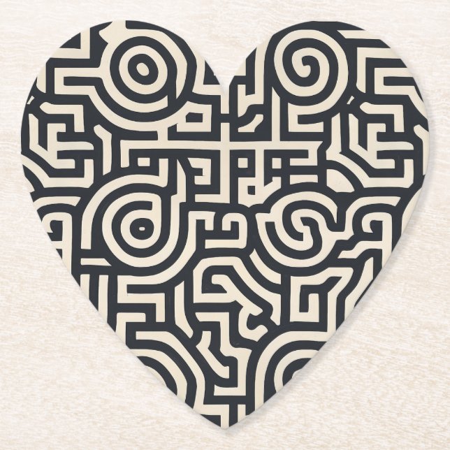 Posavasos De Papel Ilusión óptica (Anverso)