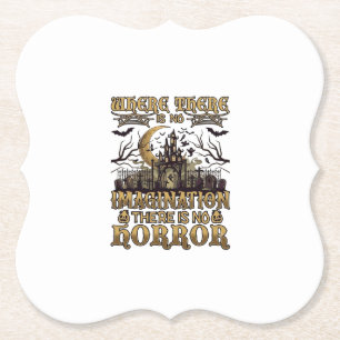 Posavasos De Papel Imaginación Horror Halloween Casa Embrujada Cement