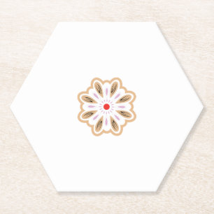 Posavasos De Papel Impresión de arte de flores de Mandala   Decoració