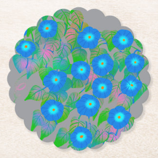 Posavasos De Papel Impresión de flores para primavera y verano