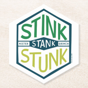 Posavasos De Papel Insignia Stink Stank Stunk