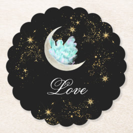 Posavasos De Papel *~* INTENCIÓN AMOR al cristal celeste de la luna d