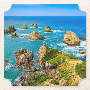 Posavasos De Papel Islas Nugget Point, Nueva Zelandia