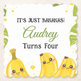Posavasos De Papel It's Just Bananas Any Age Birthday Party