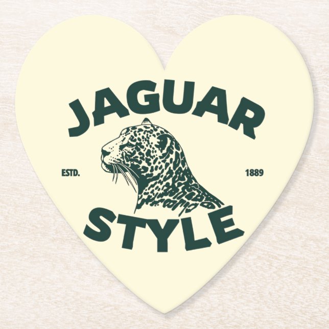 Posavasos de papel Jaguar (Anverso)