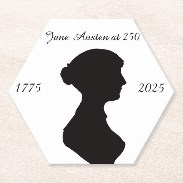 Posavasos De Papel Jane Austen at 250 (Anverso)