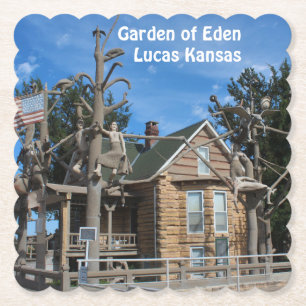 Posavasos De Papel Jardín de Eden Lucas Kansas