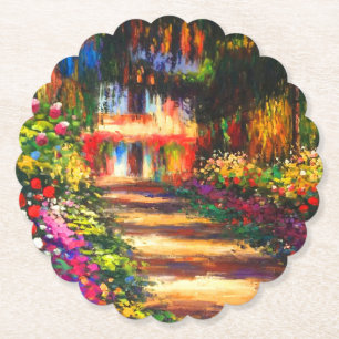 Posavasos De Papel Jardín de Monet en Giverny