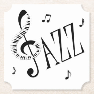 Posavasos De Papel Jazz Fresco