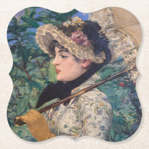 Posavasos De Papel Jeanne (Primavera)  Por Édouard Manet