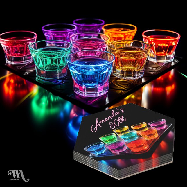 Posavasos De Papel Jelly Shots Adult Cocktail Birthday (Subido por el creador)