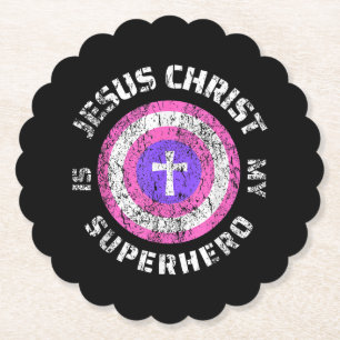 Posavasos De Papel Jesucristo Es Mi Superhéroe Jesús