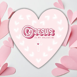 Posavasos De Papel Jesús Es Mi San Valentín Cristiano Corazón Cuto Re