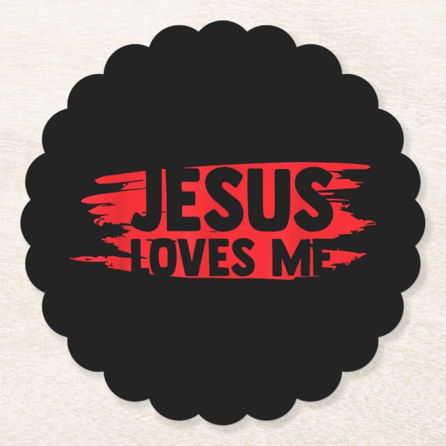 Posavasos De Papel Jesús Hombres Mujeres Niños Divertidos Biblias Cri (Anverso)