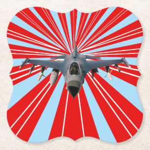 Posavasos De Papel Jet de combate