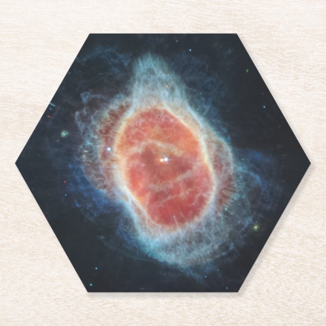 Posavasos De Papel JWST James Webb Telescope Southern Ring Nebula (Anverso)