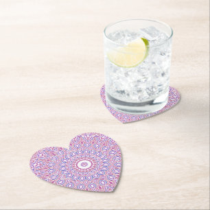 Posavasos De Papel Kaleidoscopio bohemio 4