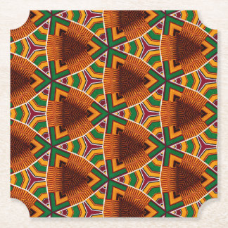 Posavasos De Papel Kente Geometrics Kwanzaa Afrocentric