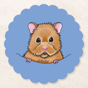 Posavasos De Papel KiniArt Hamster