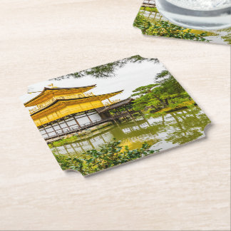 Posavasos De Papel Kinkaku-ji, el pabellón dorado, Kioto