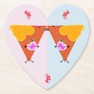 Posavasos De Papel Kissing Nacho Valentine