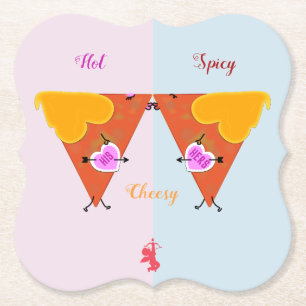 Posavasos De Papel Kissing Nacho Valentines