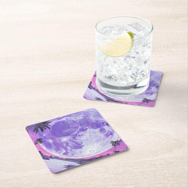 Posavasos De Papel "la luna imposible"- (In situ)