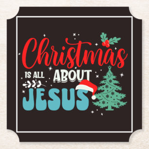 Posavasos De Papel La Navidad se trata de Jesús-43687