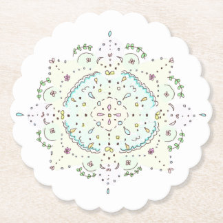 Posavasos De Papel lace