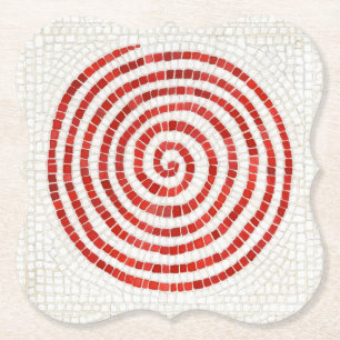 Posavasos De Papel Láminas de papel de soporte MOSAICO PINWHEL