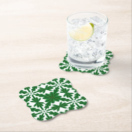 Posavasos De Papel Láminas de papel Pine Mandala