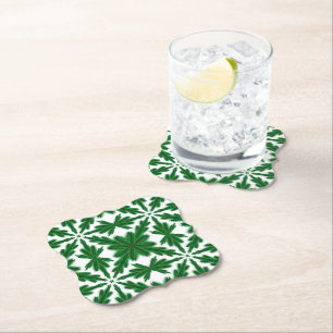 Posavasos De Papel Láminas de papel Pine Mandala