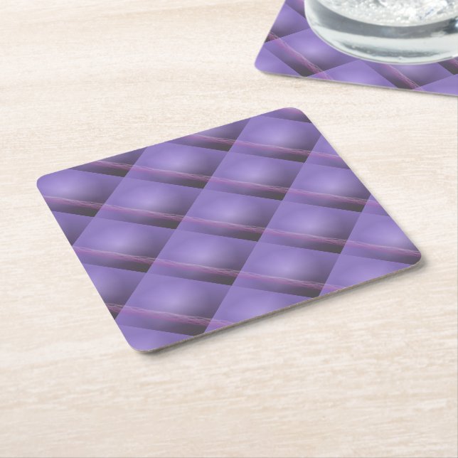 Posavasos De Papel Lavanda (En perspectiva)