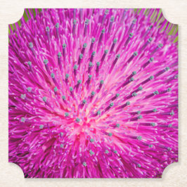 Posavasos De Papel Leche con el cardo cerrado