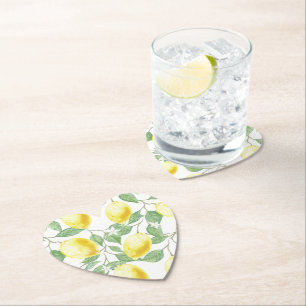 Posavasos De Papel Lemones de ajuste de las ruedas de papel