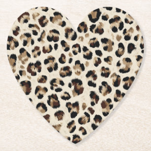 Posavasos De Papel Leopardo para Baby Shower