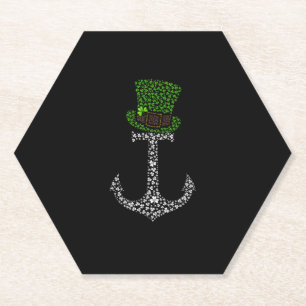 Posavasos De Papel Leprechaun Anchor Shamrock Cruise Squad St. Patri
