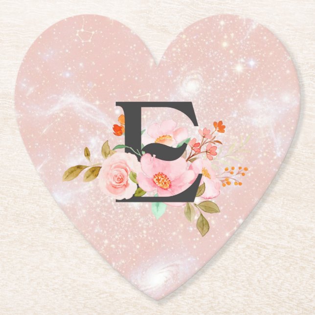 Posavasos De Papel Letra E (Anverso)