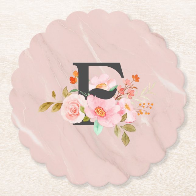 Posavasos De Papel Letra F (Anverso)