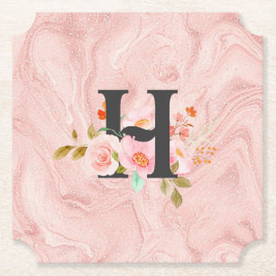 Posavasos De Papel Letra H