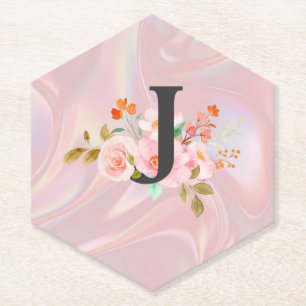 Posavasos De Papel Letra J
