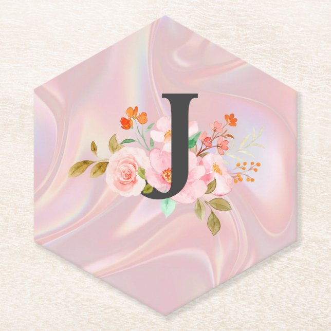 Posavasos De Papel Letra J (Anverso)